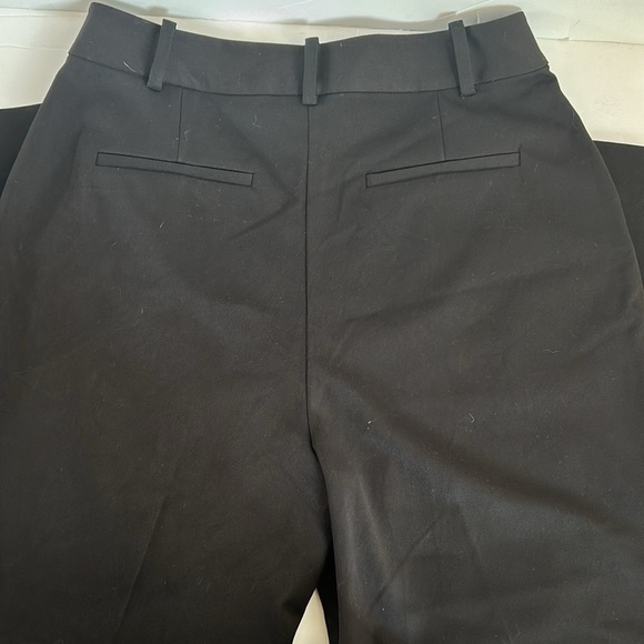 Favorite Daughter black pleated trouser pant side pocket back pocket clasp close - Picture 7 of 16